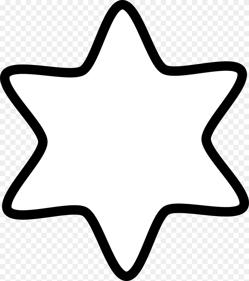 White Clipart Star, Star Symbol, Symbol, Leaf, Plant Free Transparent Png