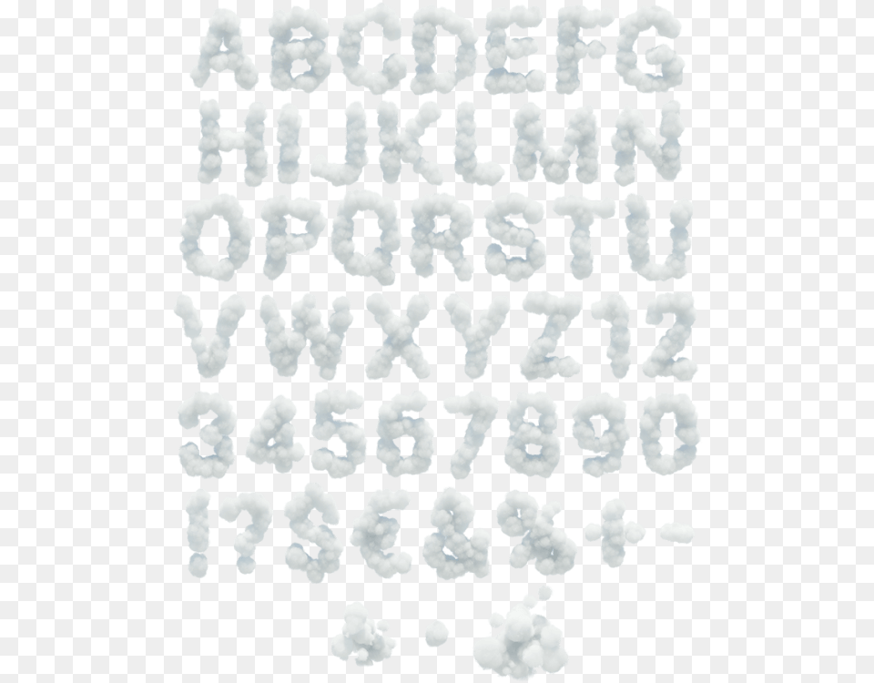White Cloud Font Alphabet Cloud Font Alphabet, Person, Face, Head Png Image