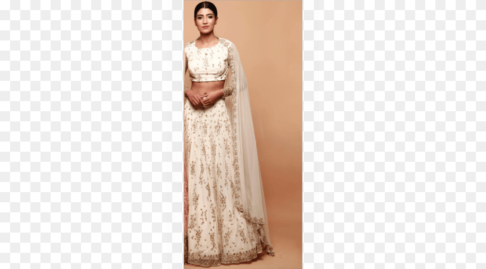 White Cluster Lehenga Set Indian Wedding Dresses For Bride39s Sister, Formal Wear, Fashion, Gown, Dress Png
