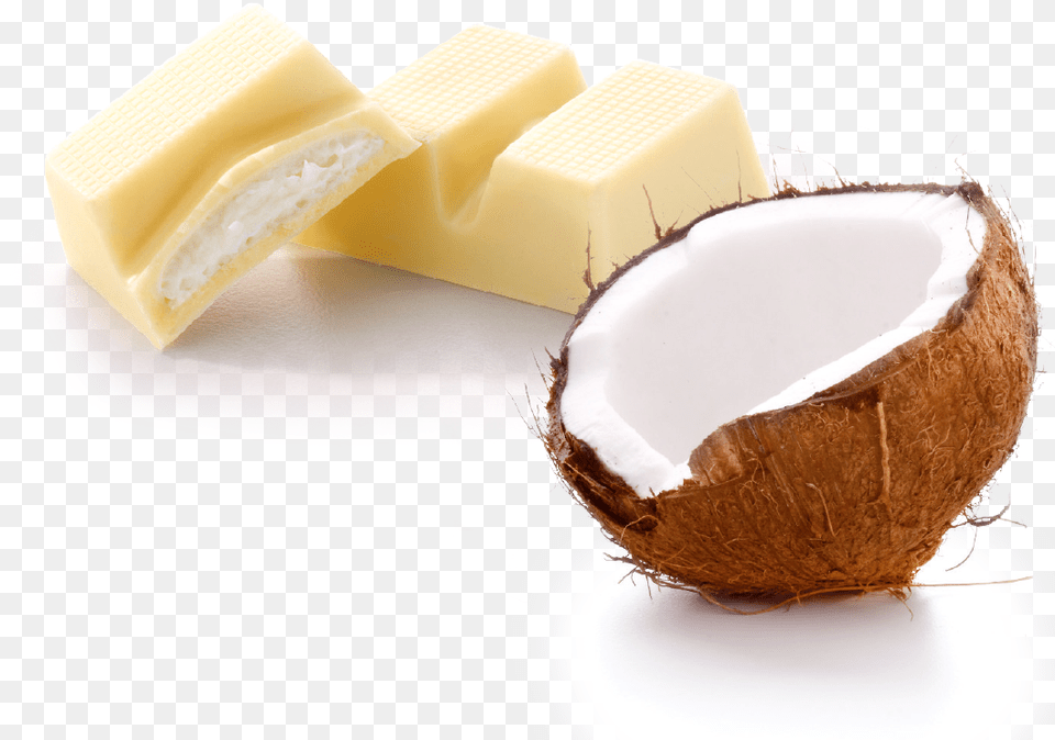 White Coconut Coconut, Food, Fruit, Plant, Produce Free Png Download