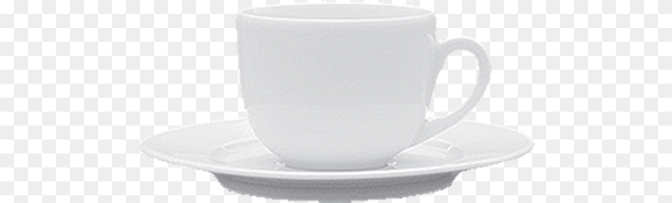 White Coffee Cup Cup, Saucer Free Transparent Png