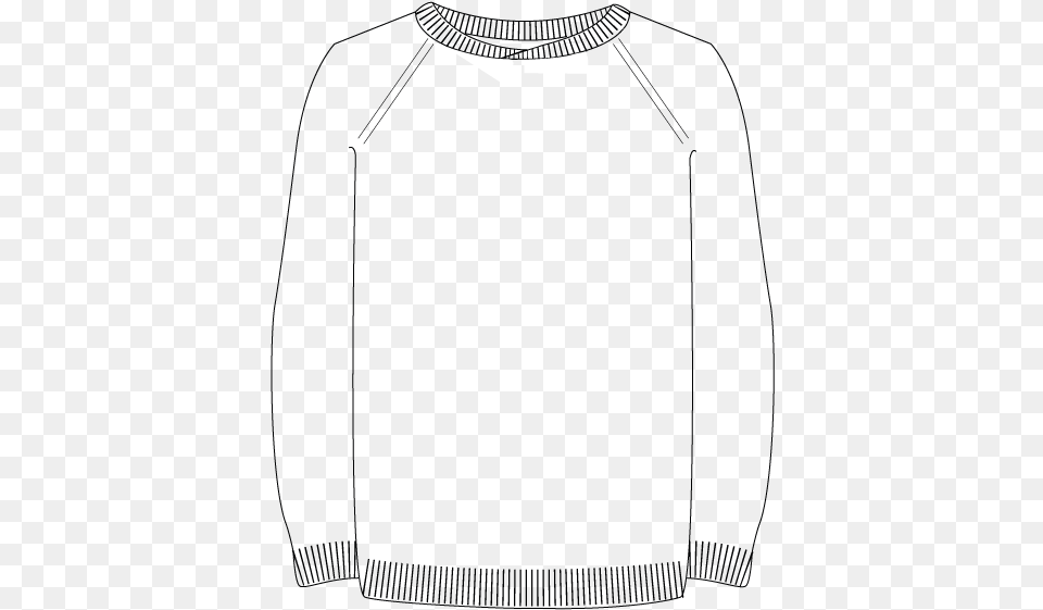 White Coffee Smoke, Clothing, Knitwear, Long Sleeve, Sleeve Free Transparent Png