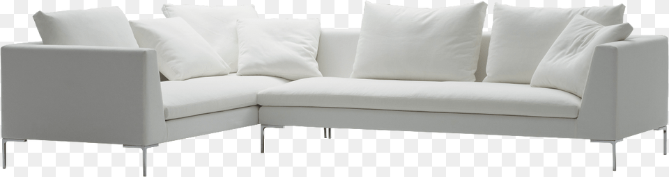 White Couch Studio Couch, Cushion, Furniture, Home Decor, Pillow Free Transparent Png