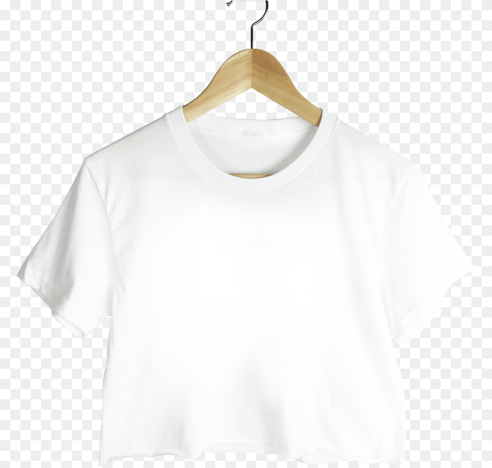 White Crop Top, Clothing, T-shirt, Blouse, Adult Free Transparent Png