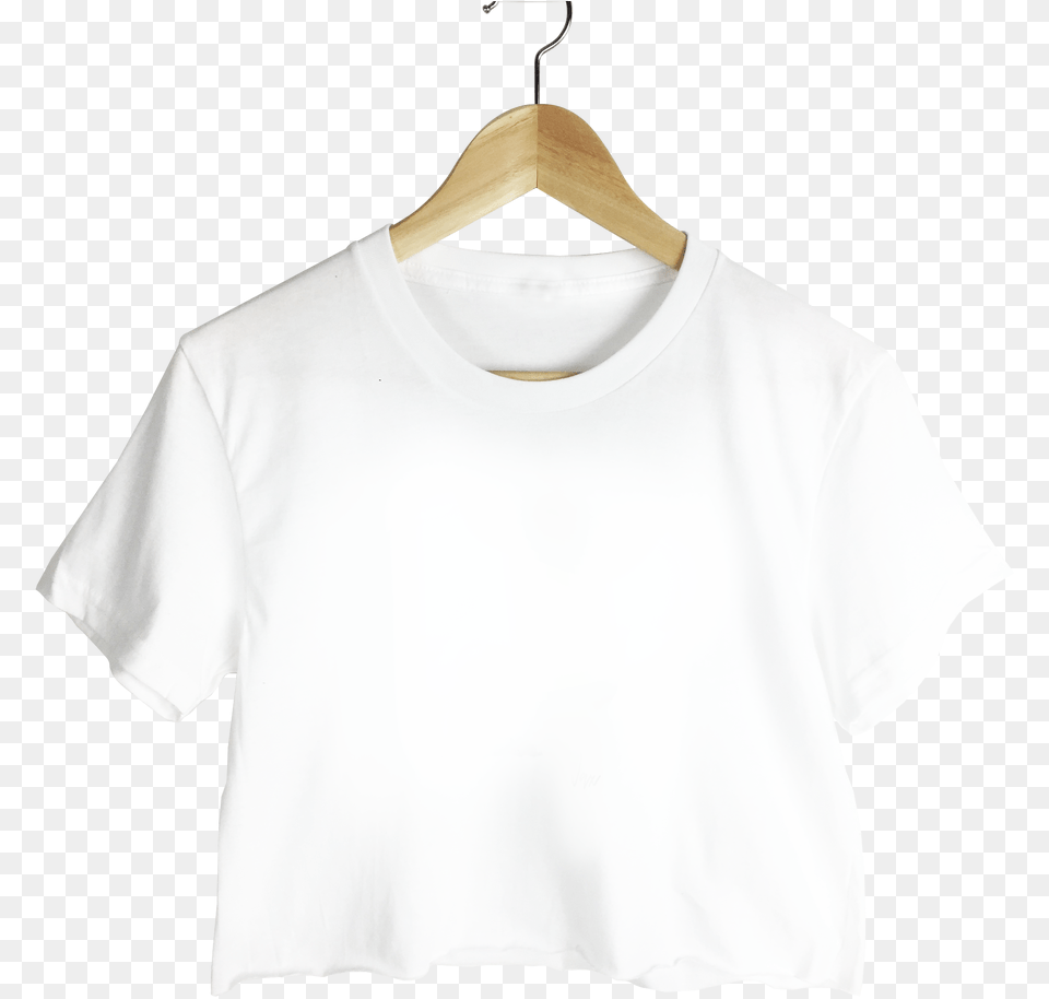 White Crop Top Blouse, Clothing, T-shirt, Adult, Male Png Image