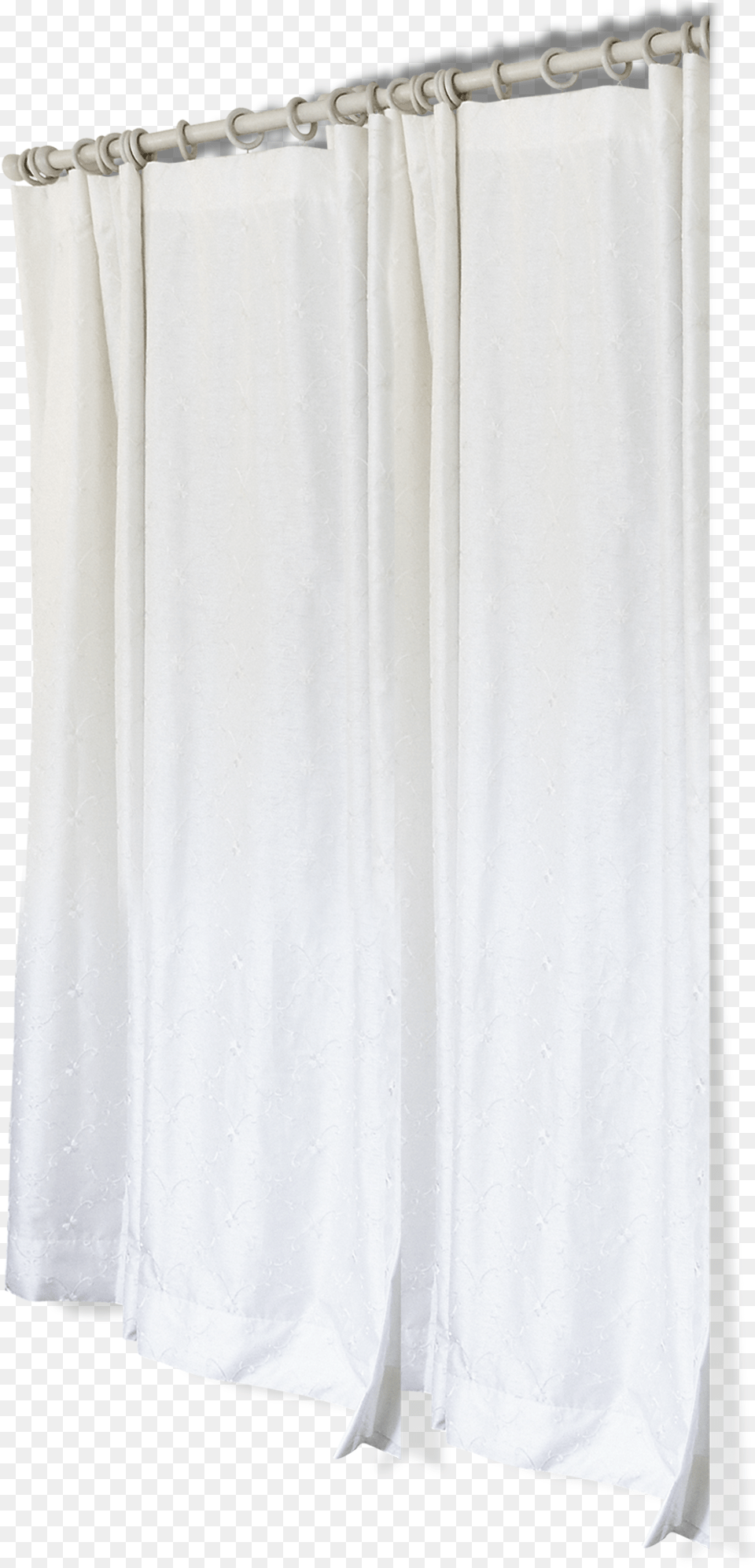 White Curtain Curtain Side Transparent, Home Decor, Linen, Shower Curtain Free Png
