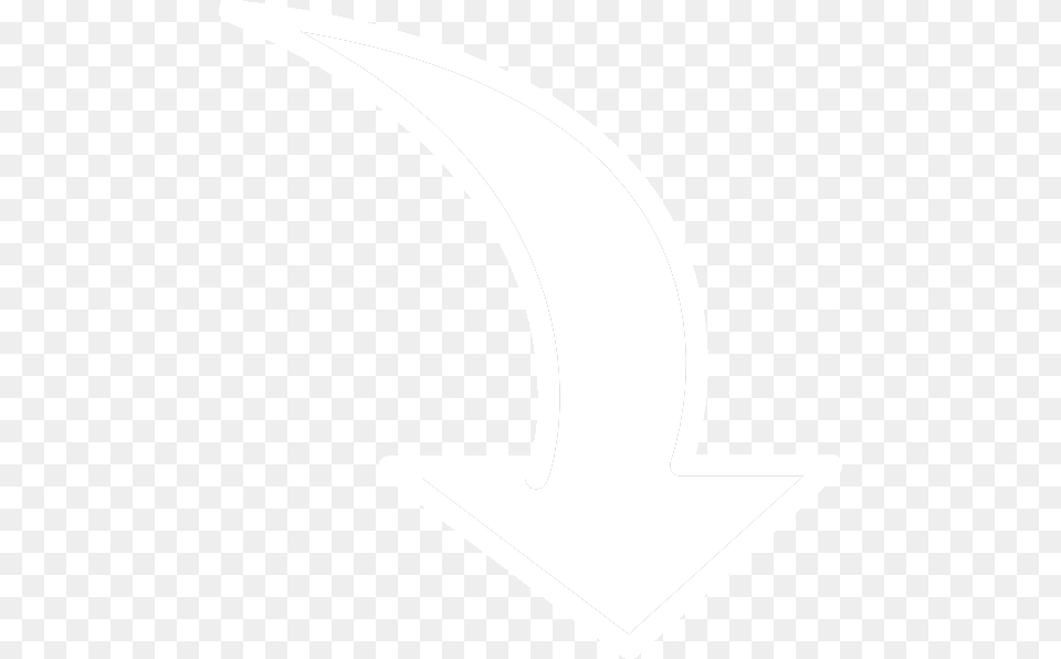 White Curved Arrow Hi Crescent, Page, Text, Number, Symbol Free Png Download