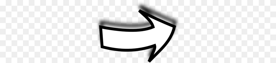 White Curvy Arrow Inverted Clip Art, Symbol Free Transparent Png