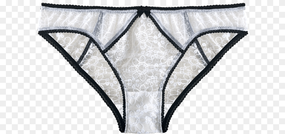 White Daisy Mesh Underpants, Clothing, Lingerie, Panties, Thong Png Image