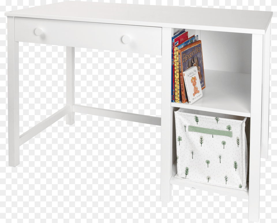 White Desk, Furniture, Table, Sideboard Free Png Download