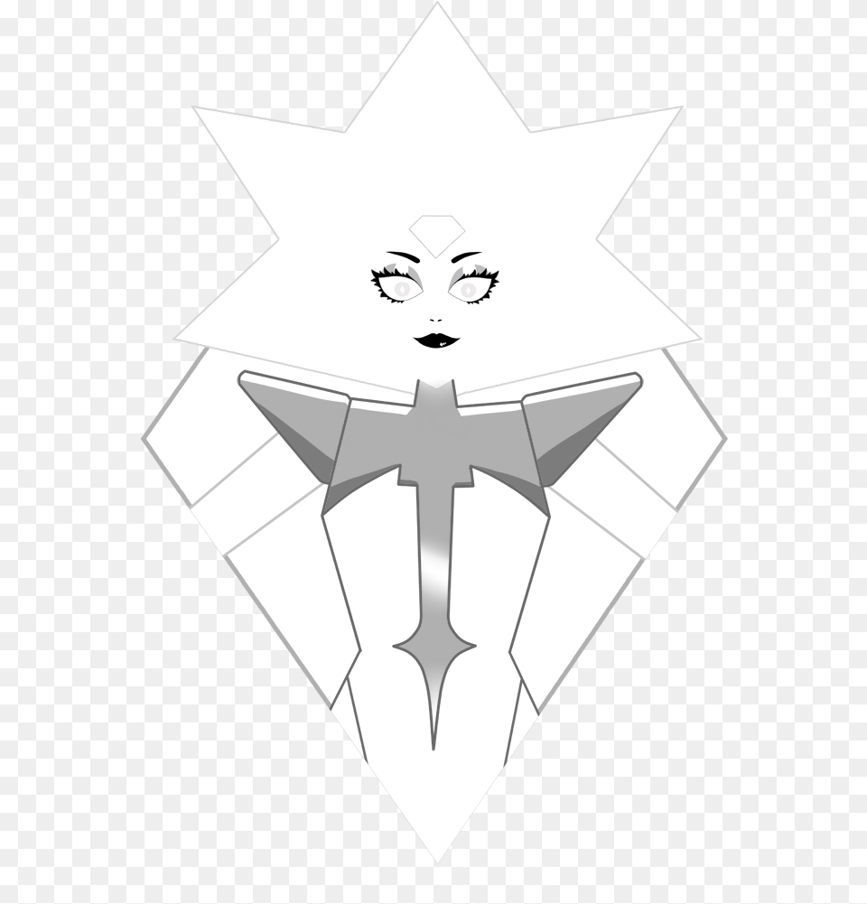 White Diamond Judges Yout Shirts And More Illustration, Symbol, Face, Head, Person Free Transparent Png