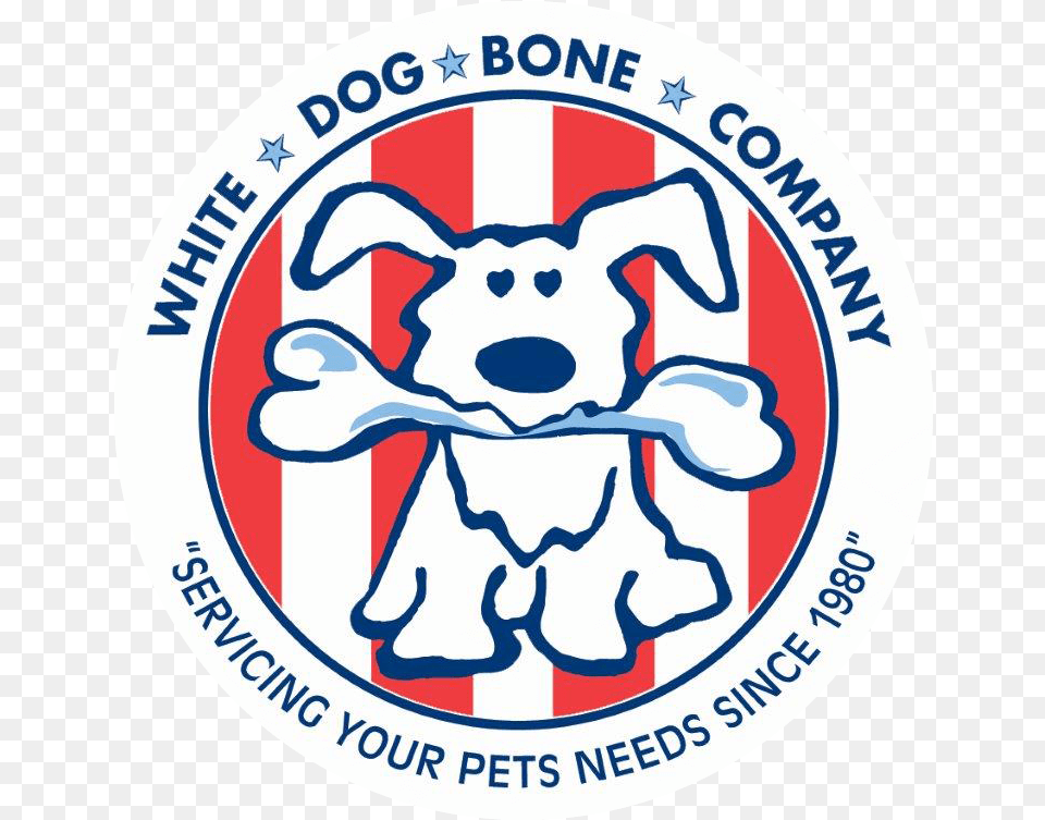White Dog Bone, Logo, Animal, Canine, Pet Free Png Download