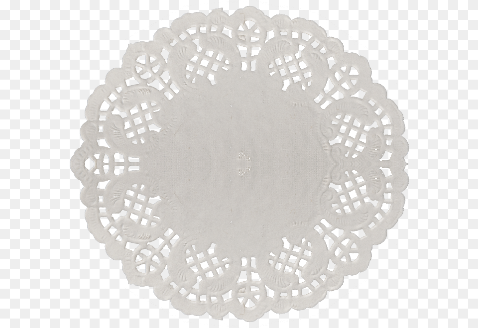 White Doily Paper, Lace Png