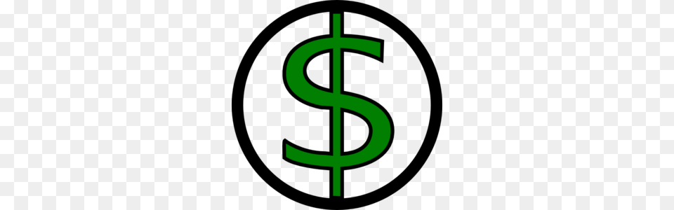 White Dollar Clip Art, Green, Cross, Symbol, Logo Free Transparent Png