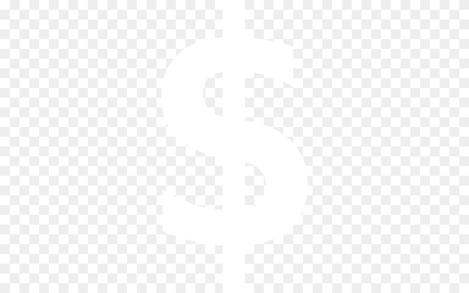 White Dollar Sign Clip Art, Cutlery Png Image