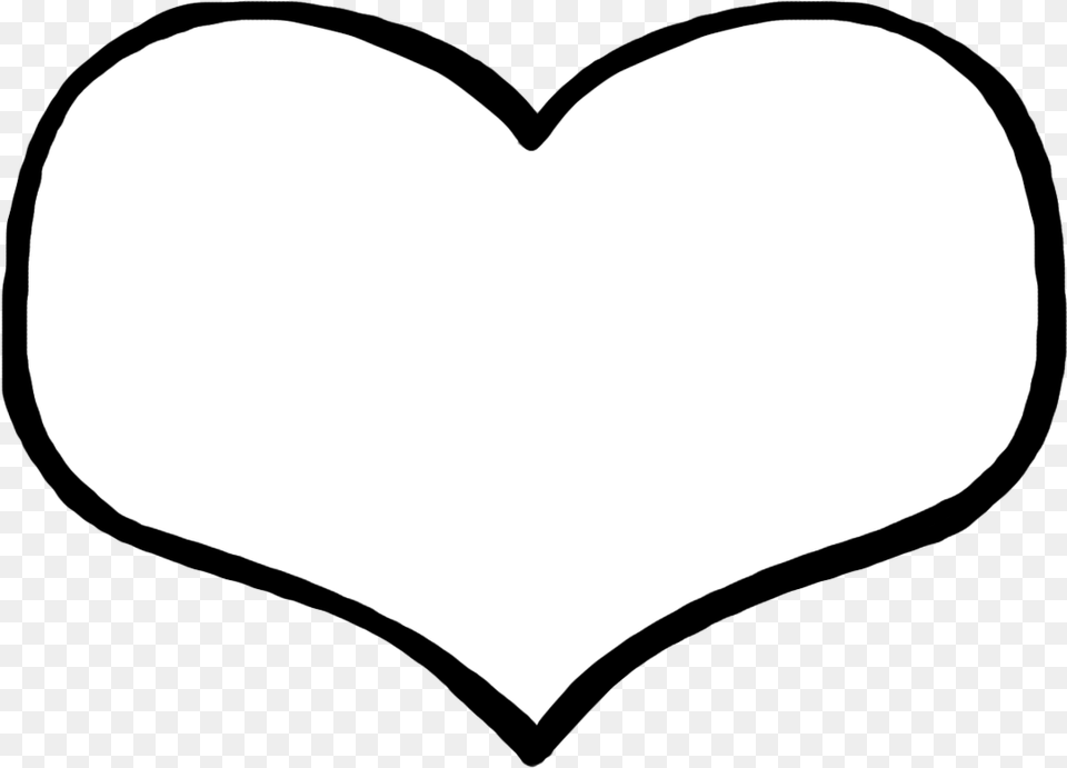White Doodle Heart Heart Free Transparent Png