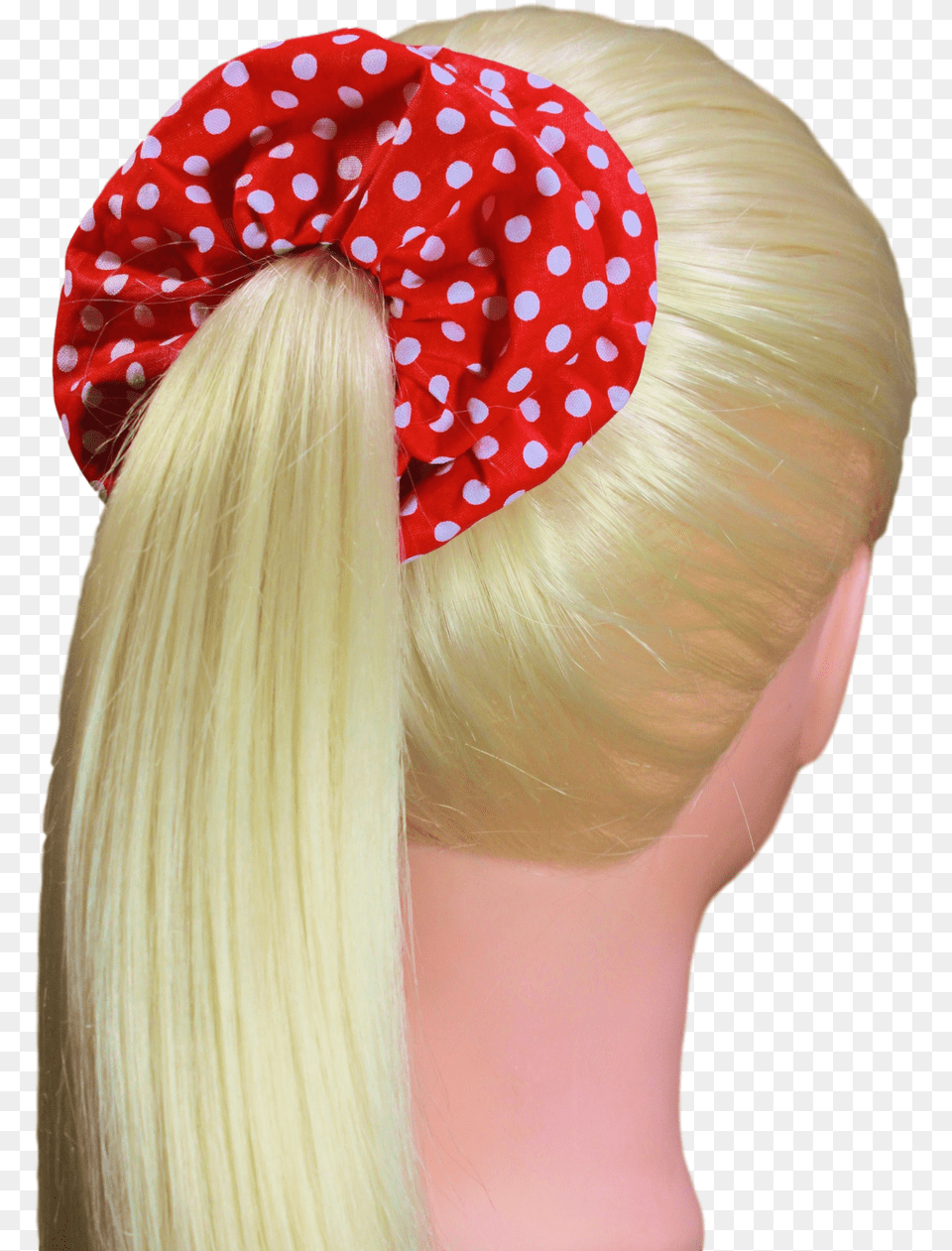 White Dots Polka Dot Scrunchies Wig Vippng Hair Design, Accessories, Adult, Female, Person Free Png