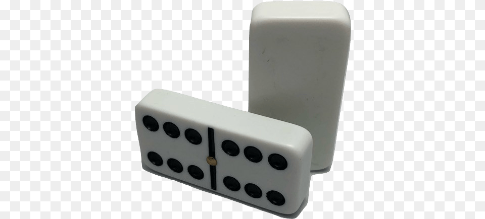 White Double 6 Dominoes With Spinners Plastic, Game, Domino Png Image