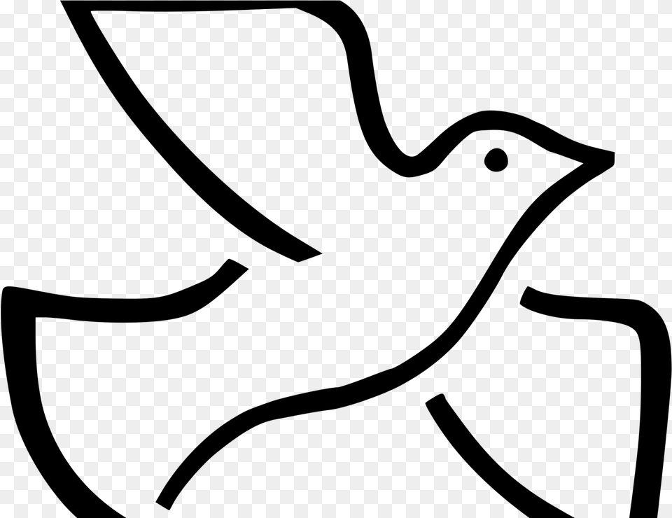 White Dove Clipart Clip Art Holy Spirit Dove, Gray Png
