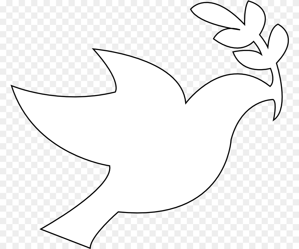 White Dove Peace White Dove Peace Symbol, Leaf, Plant, Silhouette, Stencil Free Png