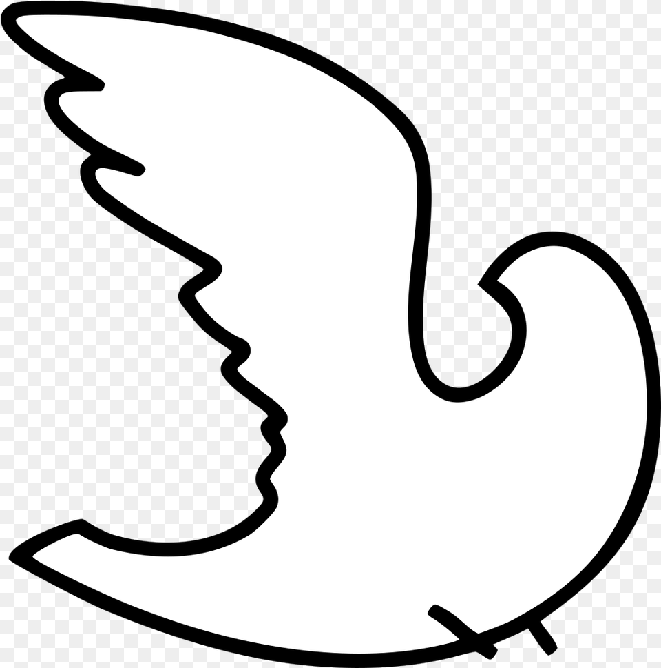 White Dove Svg Clip Arts Coloring Book, Silhouette, Stencil Png