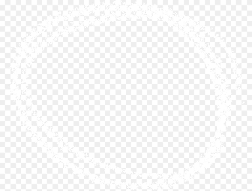 White Drawn Circle Transparent, Accessories, Jewelry, Necklace, Oval Free Png Download