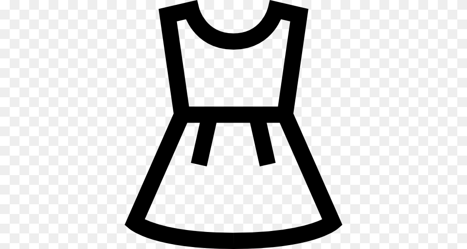 White Dress Clipart Icon White Png Image