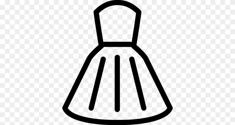 White Dress Clipart Icon White, Gray Png Image