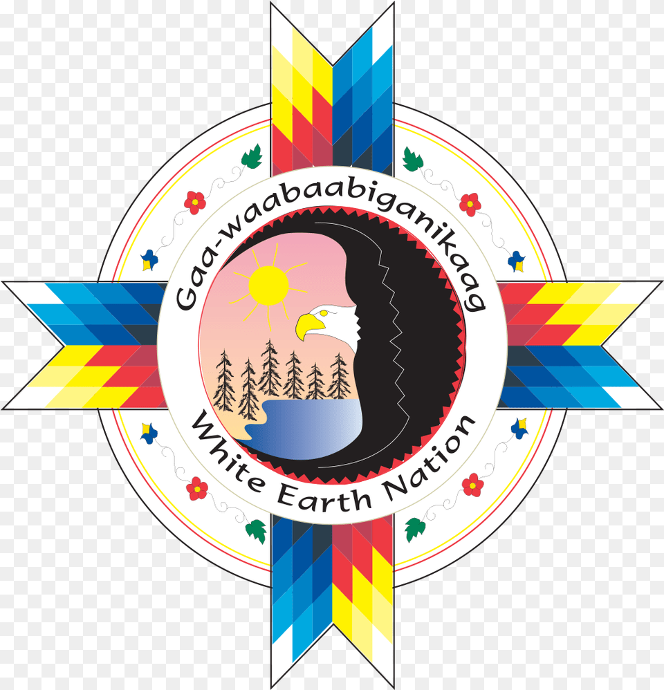 White Earth Reservation Logo, Sticker, Cream, Dessert, Food Free Transparent Png