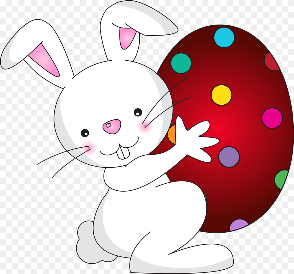 White Easter Bunny Transparent Clip Art Transparent Easter Bunny Clipart, Animal, Fish, Sea Life, Shark Png Image