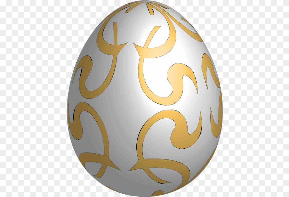 White Easter Egg Pisanka Na Prozrachnom Fone, Food, Easter Egg Free Transparent Png