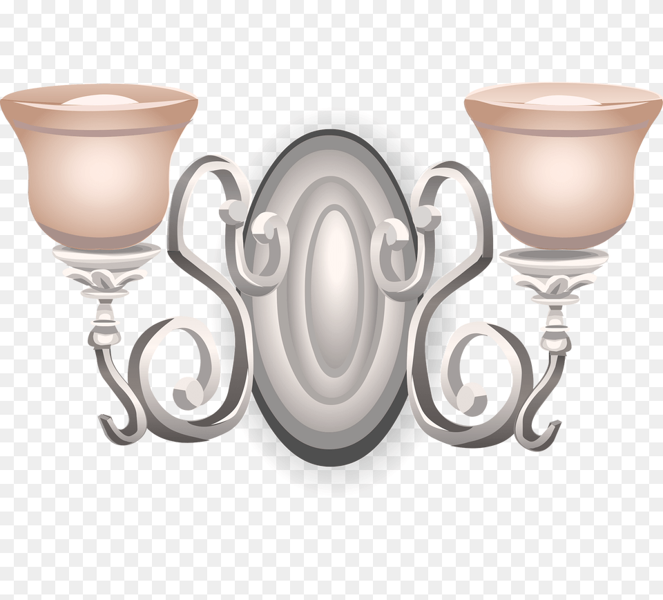 White Elegant Wall Lamp Clipart, Lighting, Glass, Chess, Game Free Png Download