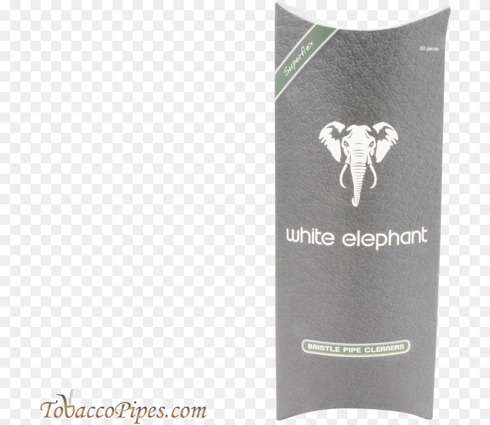 White Elephant Bristle Pipe Cleaners 80 Pack African Elephant, Book, Publication, Bottle, Animal Free Transparent Png