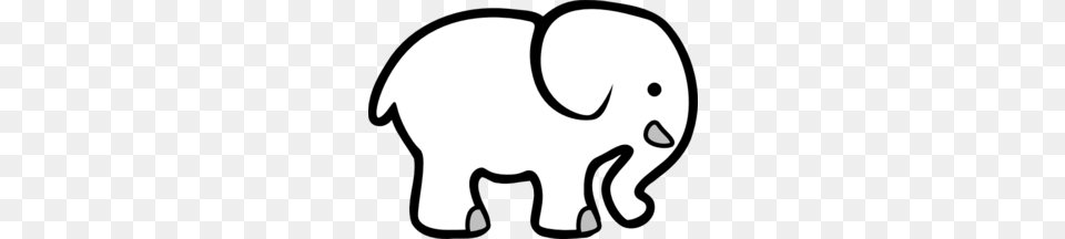 White Elephant Clip Art, Silhouette, Stencil, Animal, Mammal Png