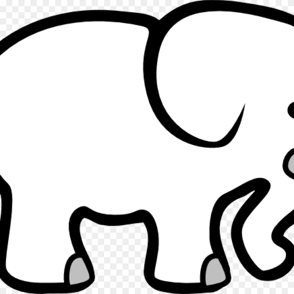 White Elephant Clip Art Happy Birthday Clipart, Silhouette, Animal, Mammal, Wildlife Png