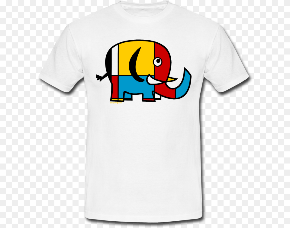 White Elephant T Shirt From Laughing Lion Design T Shirt, Clothing, T-shirt Free Png