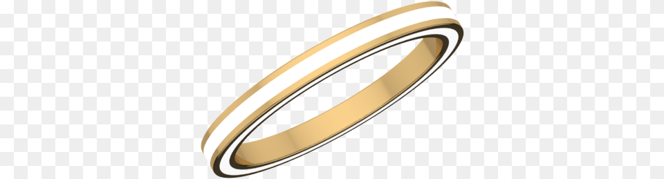 White Enamel Ring Yellow Gold And White Enamel Ring, Accessories, Jewelry, Blade, Dagger Free Transparent Png