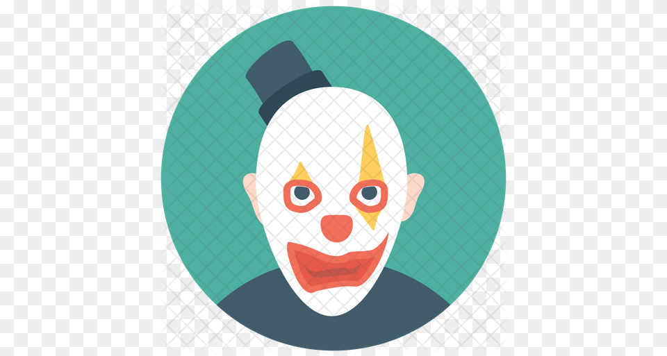 White Face Clown Icon Cartoon, Photography, Performer, Person, Head Free Png