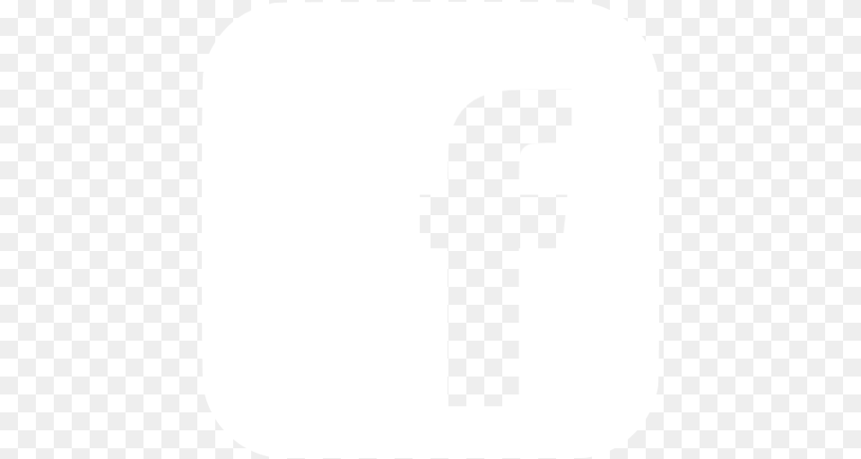 White Facebook Icon, Symbol, Text Free Transparent Png
