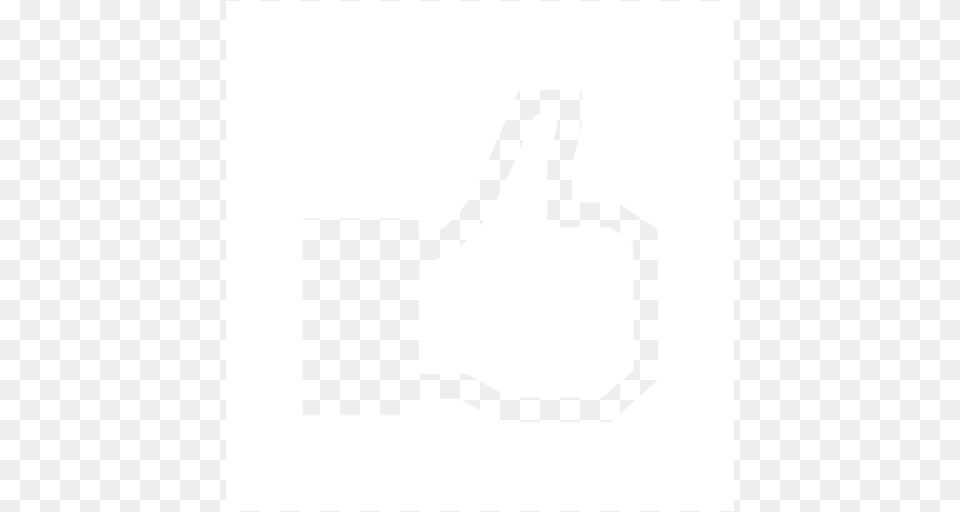 White Facebook Like Icon, Symbol, Stencil, Text, Device Png