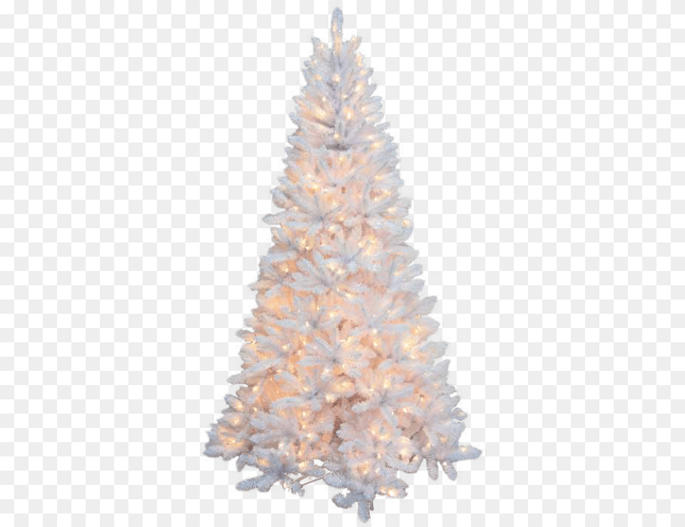White Fake Christmas Tree, Christmas Decorations, Festival, Christmas Tree, Chandelier Free Transparent Png