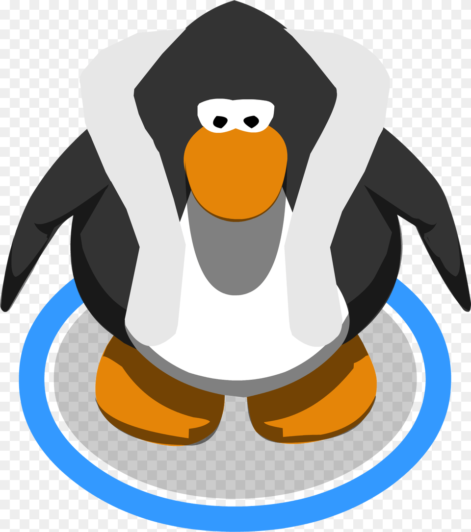 White Feather Boa In Game Club Penguin Penguin Model, Animal, Bird, Bear, Mammal Free Transparent Png