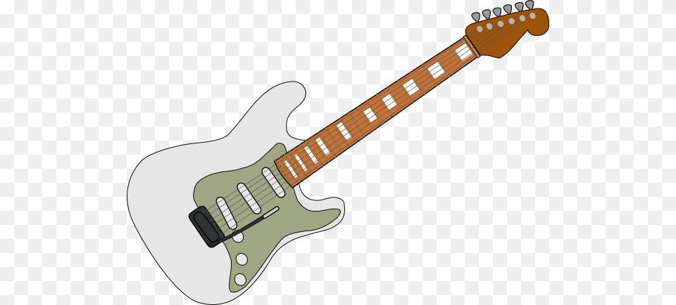 White Fender Strat Clip Art, Electric Guitar, Guitar, Musical Instrument Free Png Download