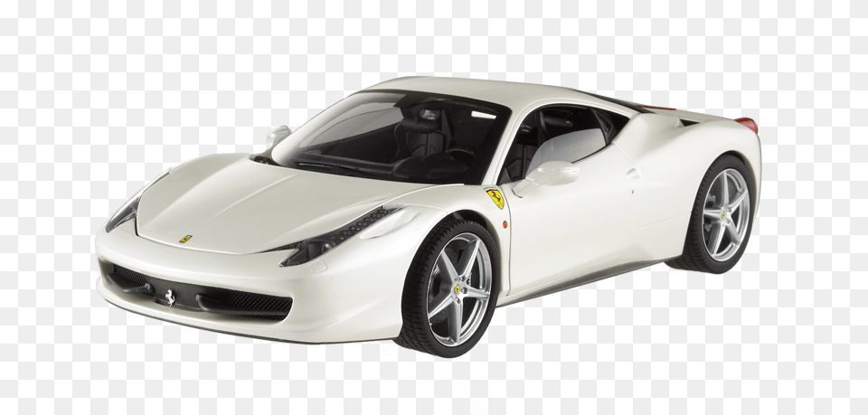 White Ferrari Car Image White Ferrari, Vehicle, Coupe, Transportation, Sports Car Free Png Download