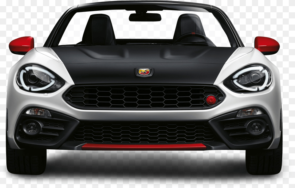White Fiat 124 Spider Abarth Front View Fiat 124 Spider Abarth Front View, Car, Vehicle, Coupe, Transportation Free Png Download