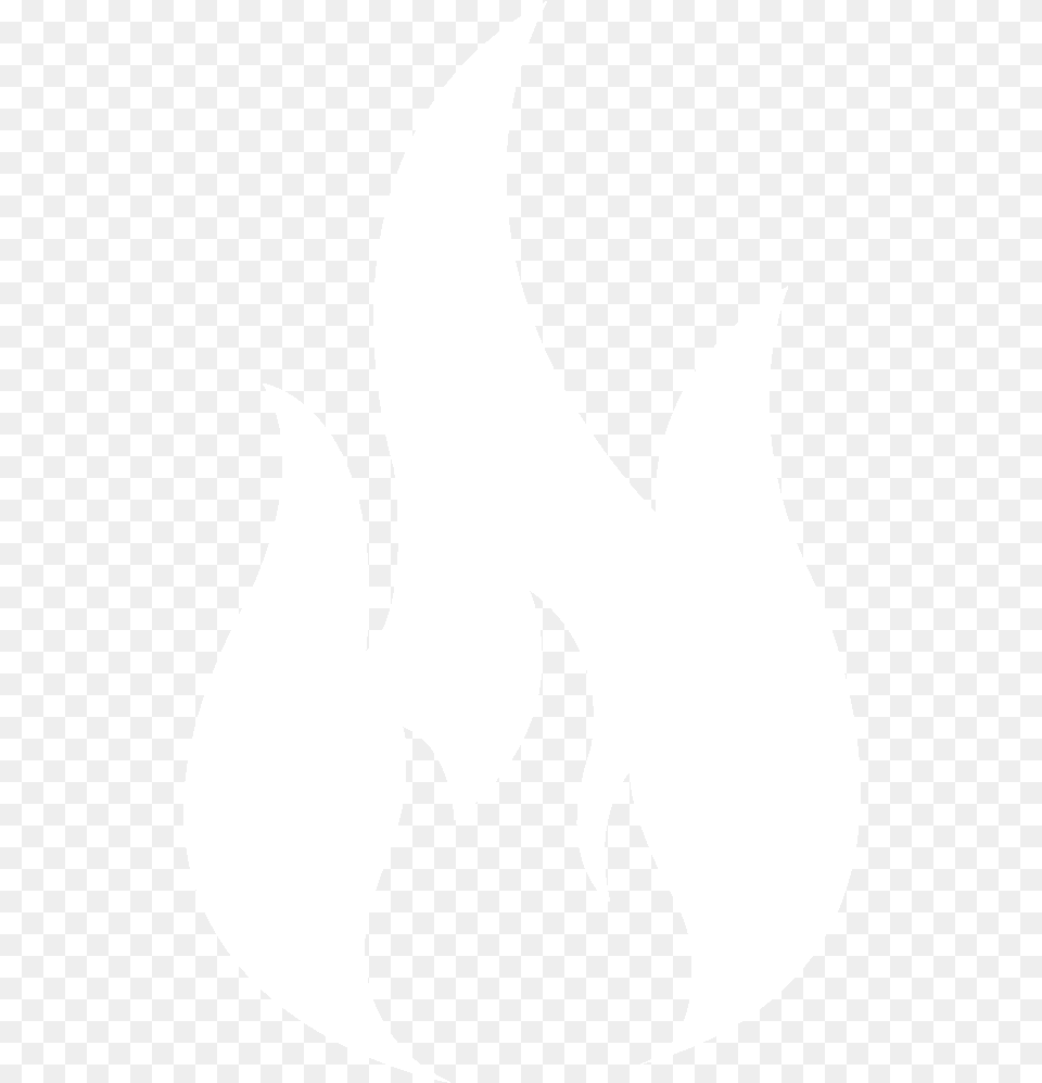 White Fire, Stencil, Animal, Fish, Sea Life Free Transparent Png