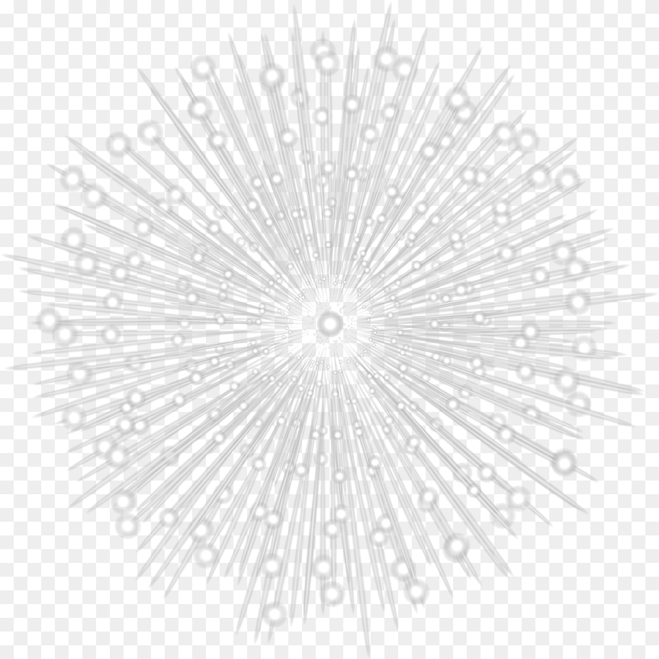 White Fireworks Clipart Circle Free Transparent Png