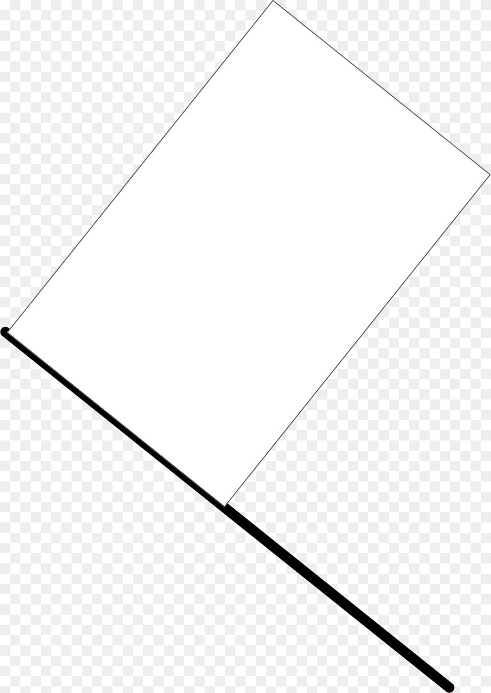 White Flag Clipart, Electronics, Screen Png Image