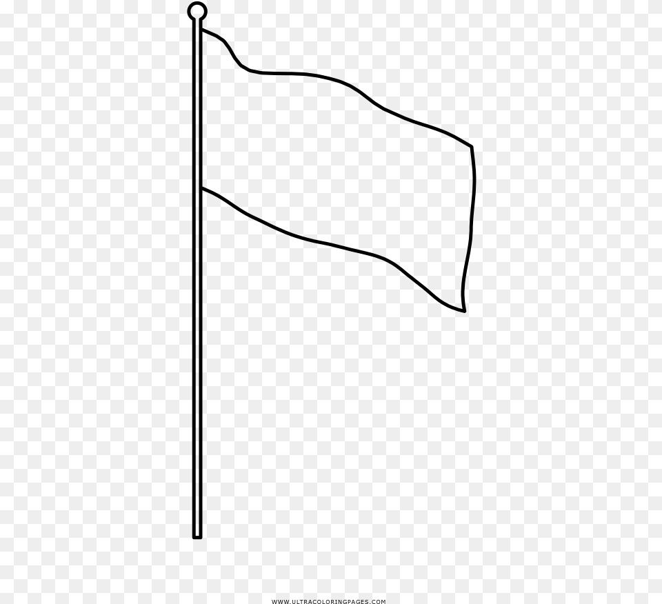 White Flag Coloring, Gray Free Png Download