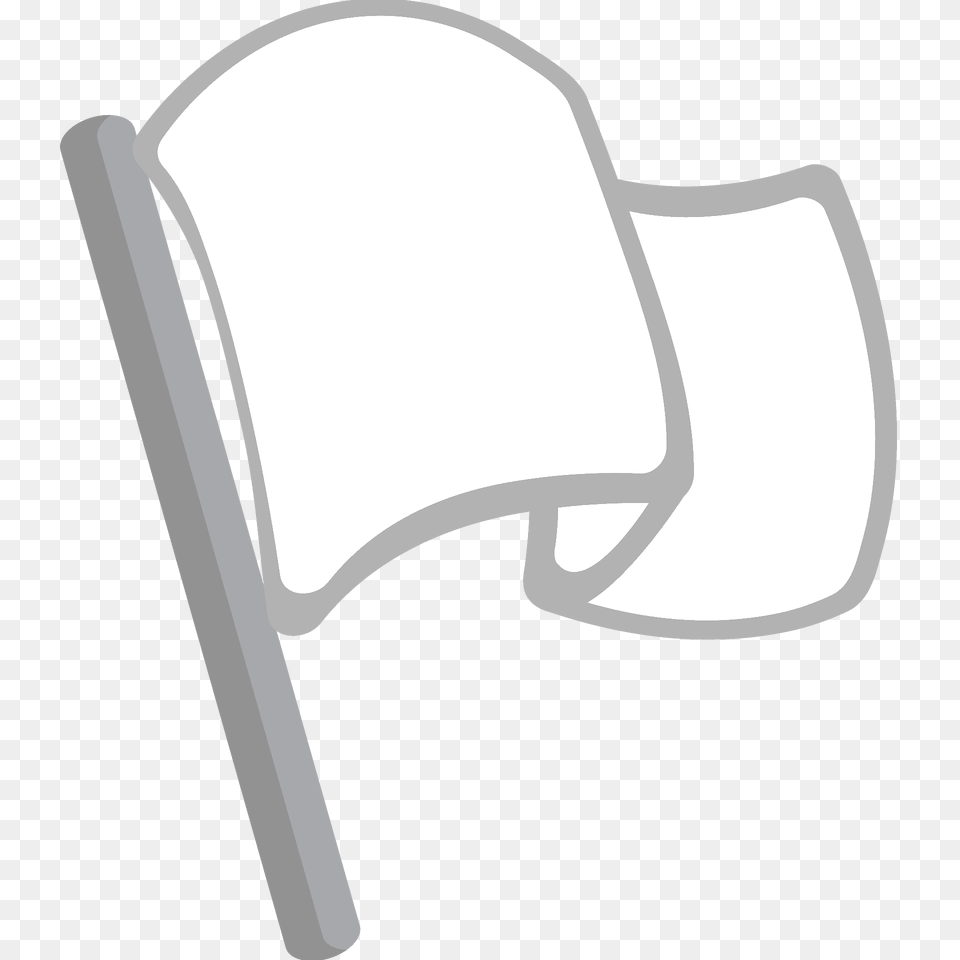 White Flag Emoji Clipart, Cushion, Home Decor, Smoke Pipe Free Png Download